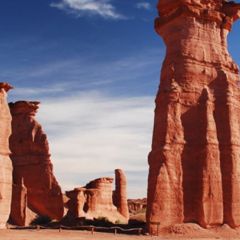 Un desierto rojo que es una maravilla en la Argentina